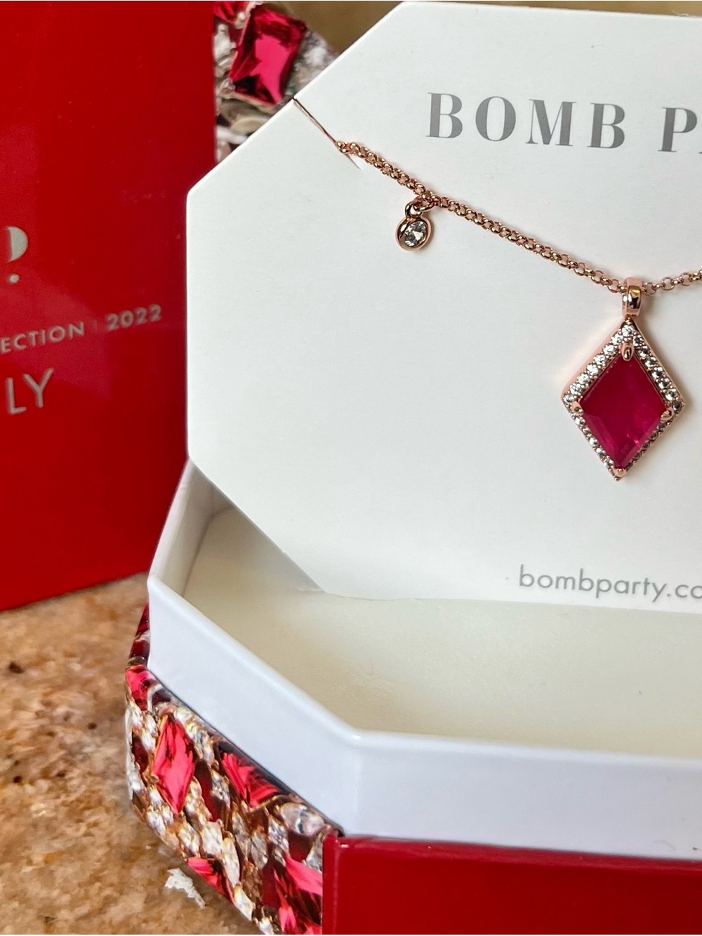 Bomb Party Retro July 2022 Birthday Diva Status Necklace HTF